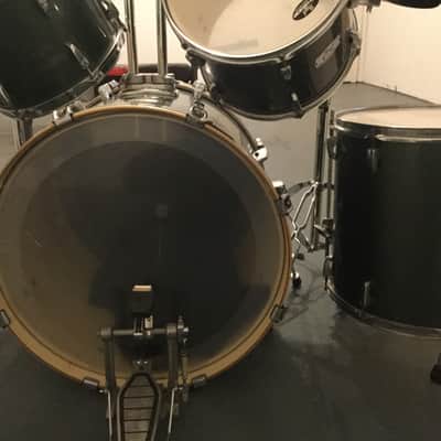 Pearl Export Series 5 Piece Drum Set Green with hardware/cymbals image 8