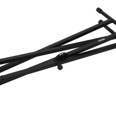 On-Stage KS7171 Adjustable Double-X Keyboard Stand w/Bolted Construction image 7
