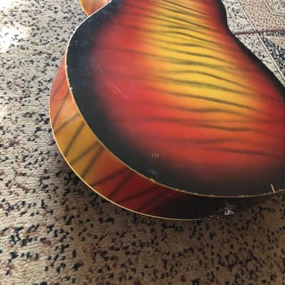 ‘81 Orfeus Gypson vintage Jazz hollowbody guitar image 16