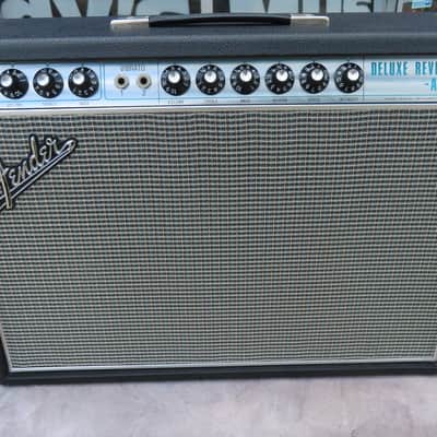 FENDER DELUXE REVERB early 1968 SILVERFACE BLACKFACE AB763 1 OWNER w/ COVER MINT! ORIGINAL RECEIPT! MOTOWN! image 2