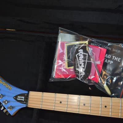 Kramer Barretta Special in Candy Blue, w/New Black Dunlop Straploks & New Black Hardshell Case image 10