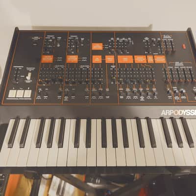 Korg ARP Odyssey Rev3 37-Slim Key Duophonic Analog Synthesizer 2015 - Present - Black/Orange image 3
