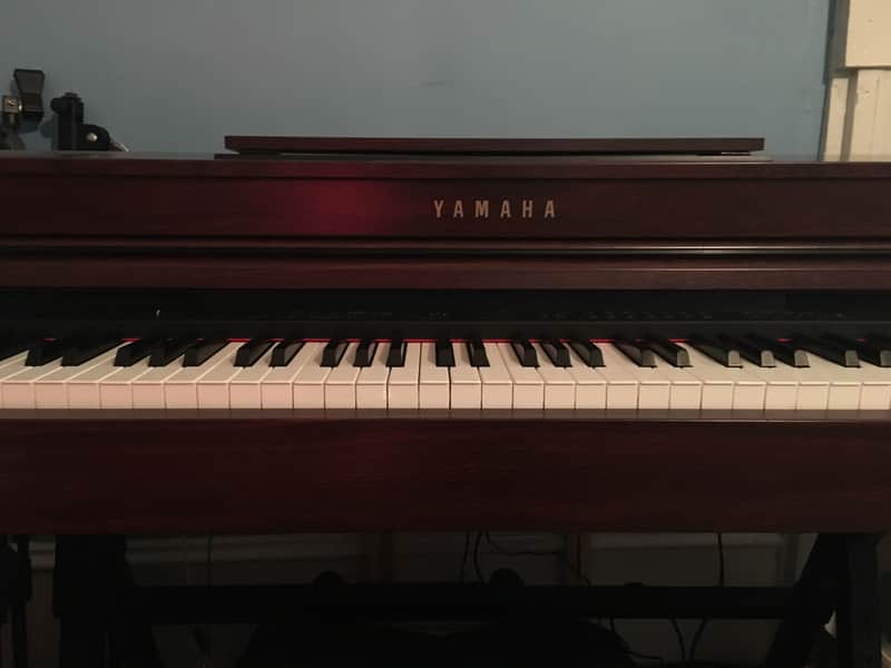 Yamaha Clavinova CLP 430 Digital Piano - Modified for travel- Wooden case included image 1