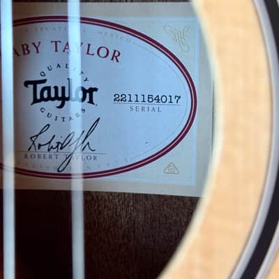 Taylor BT1 Baby Taylor Acoustic Guitar w/ Gig Bag image 8