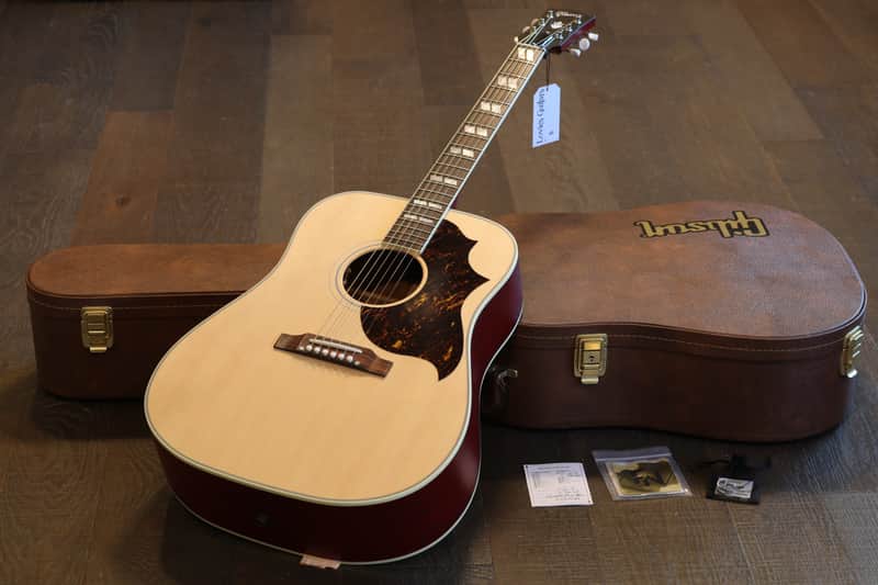 Mint! 2025 Gibson Country Western Acoustic Guitar Natural Satin + OHSC image 1