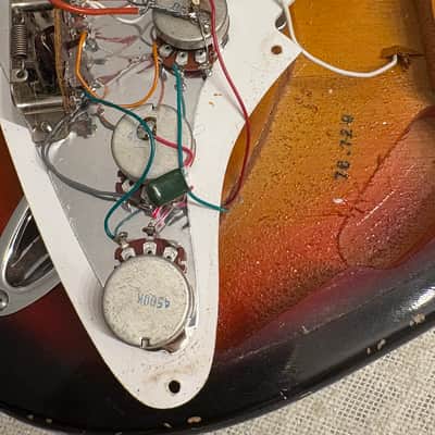 Vintage Harmony H80T Sunburst Strat image 21