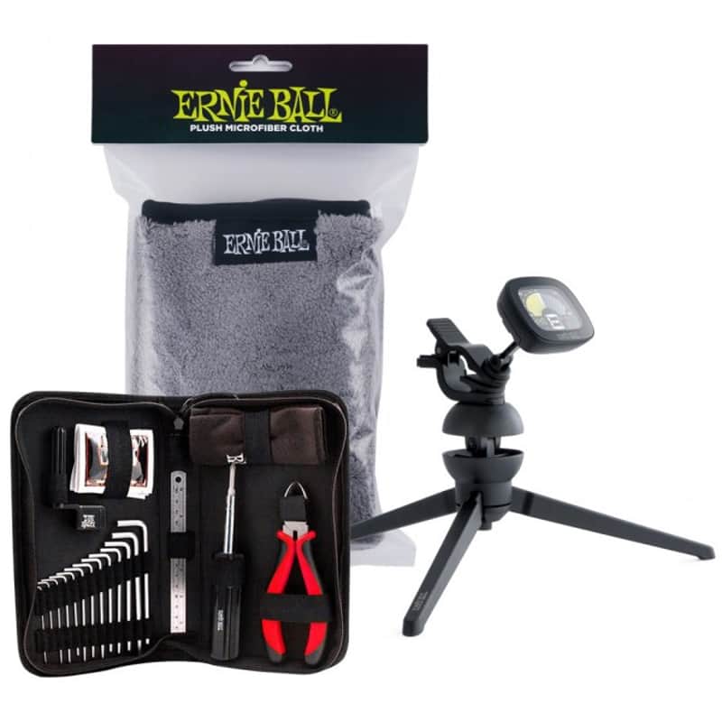 ERNIE BALL Care-Paket (3er Set) Pflegeset aus Cradletune/Tool-Kit/Poliertuch image 1
