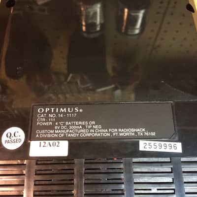 Optimus CTR-111 Cassette Recorder (Radioshack, Tandy, Cassette, LoFi, Lo-Fi, Tape, Portable) image 9