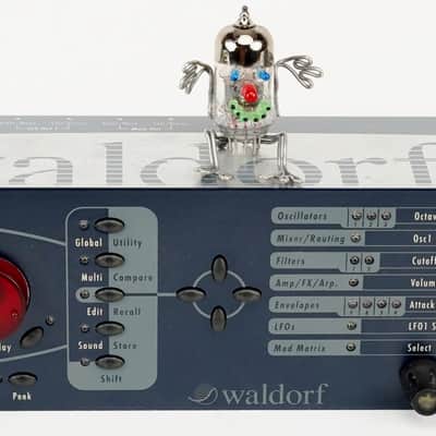 Waldorf Micro Q Synthesizer Rack Blau + Neuwertig + 1,5 Jahre Garantie image 7