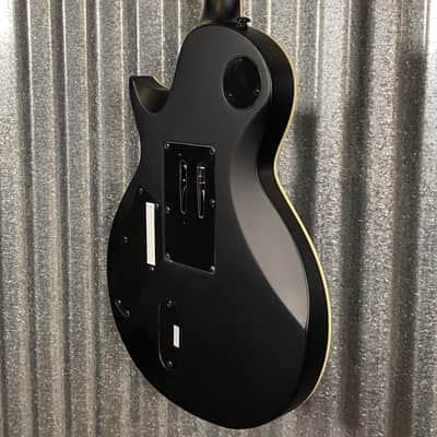 ESP LTD EC-1000 FR Floyd Rose Black Satin EMG Guitar & Case #1888 Used image 11
