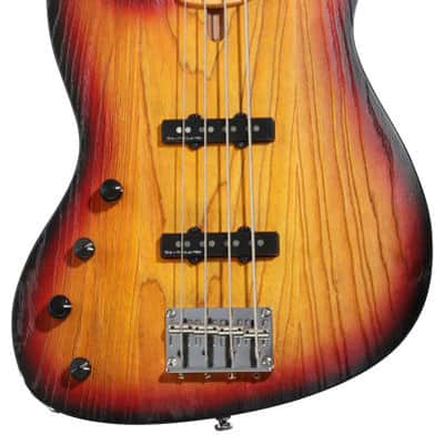 Sire Marcus Miller V6 4-string Left-handed Electric Bass Guitar - 3-tone Sunburst image 2