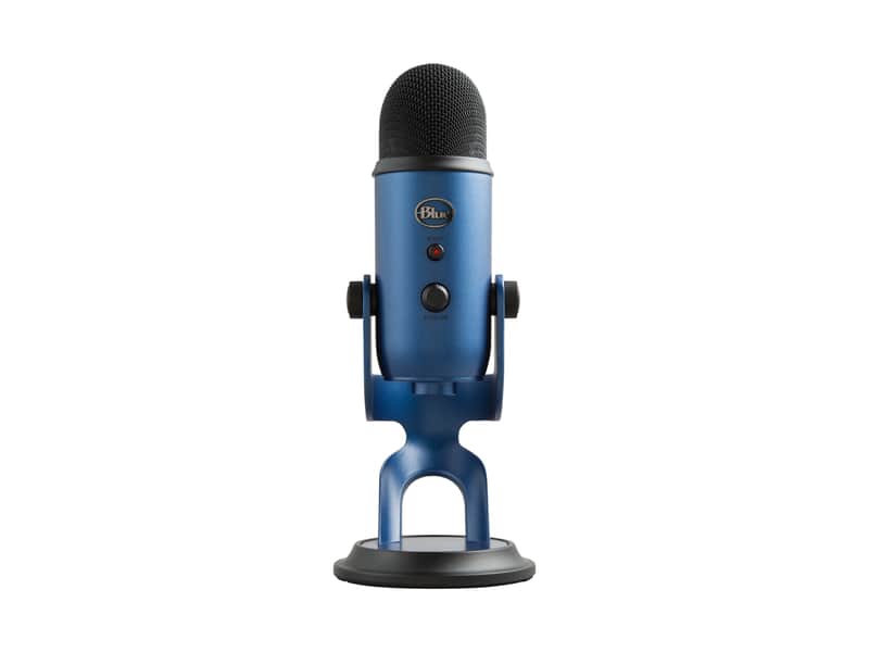 Blue Yeti Midnight Blue Premium Multi-Pattern USB Microphone with Blue VO!CE image 1