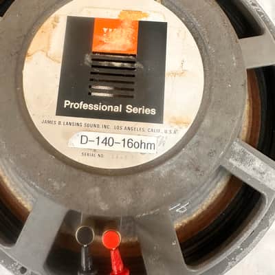 Vintage JBL 2205A 15" Speaker Basket Re-Coned w/E140 16 Ohm Kit / D140-16 READ image 1