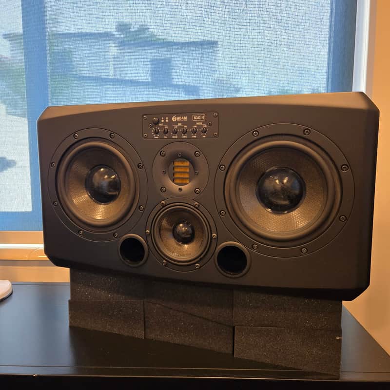 ADAM Audio S3X-H Horizontal Active Nearfield / Midfield Monitors (Pair) 2010s - Black image 1