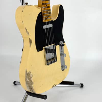 2016 Fender Custom Shop Limited Edition ’51 Telecaster Heavy Relic – Faded Nocaster Blonde image 6