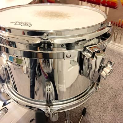 Custom Ludwig Classic Maple Mirror Chrome Drum Kit image 3