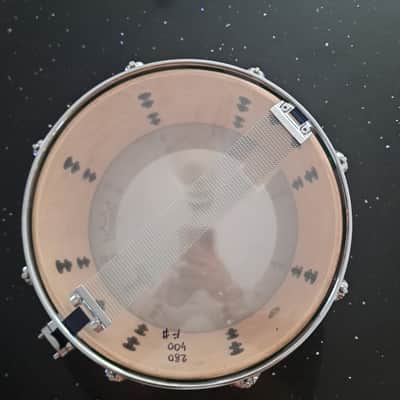Premier Utility Snare 13x7 2000s - Green Checker Birch image 4