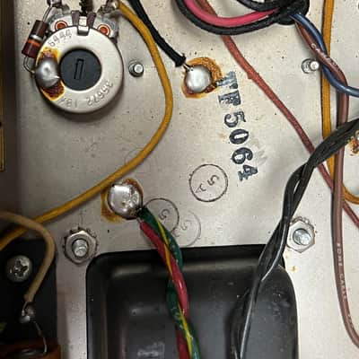 1964 Fender Tremolux 2-Channel 35-Watt 2x10" Piggyback Guitar Amp image 22