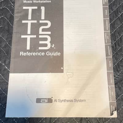 Korg  T1 ,T2 & T3 Series Factory Original Reference & Operation Guide Set with *Free Shipping*