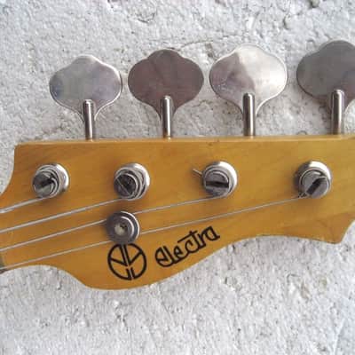 Electra X635 Bass Guitar 1982 Natural Finish image 2