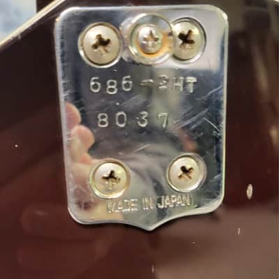 Video Demo Vintage RARE 1968 Japan Noble Model EG 68-2HT Mosrite Style Dual Pickup New Strings Pro Setup Gigbag image 12