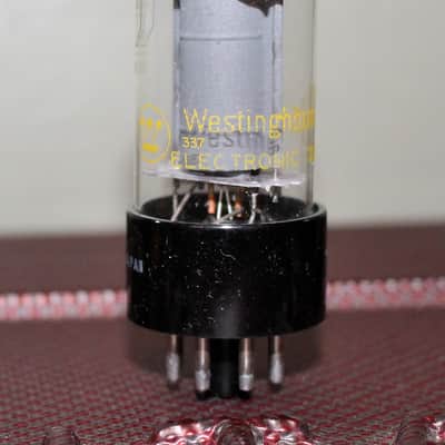 NEC 6V6GT JAPAN VT107 GREY PLATE HALO GETTER TEST NOS+ MINTY VINTAGE 1971 FOR WESTINGHOUSE image 1