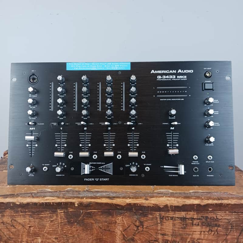 American Audio Q-3433 Mk II Preamp Mixer | Reverb