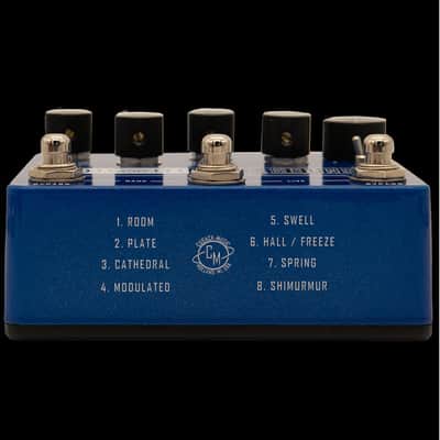 Cusack Music Resound V2 (WATCHLIST OFFER) Programmable Reverb Pedal Swell, Shimurmur, Hall/Freeze, Room, Plate Cathedral, Modulated & Spring! Smooth Lush Tone + Extend Feature! image 2