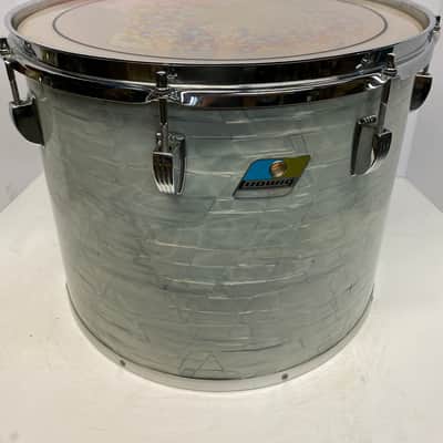 Ludwig 70's 15" and 16"  Maple Concert Toms - Sky Blue Pearl image 8