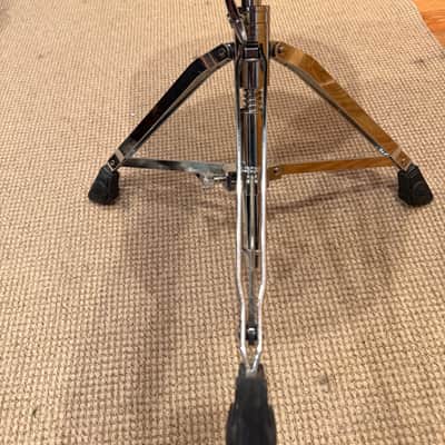 Ludwig LAC49TH Atlas Classic Round Throne 2010s - Chrome with Blue / Olive Seat image 3