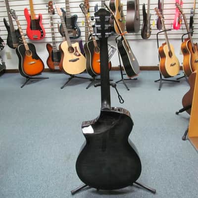 Ibanez AEWC400 Acoustic-Electric Guitar - Transparent Black Sunburst High Gloss image 8