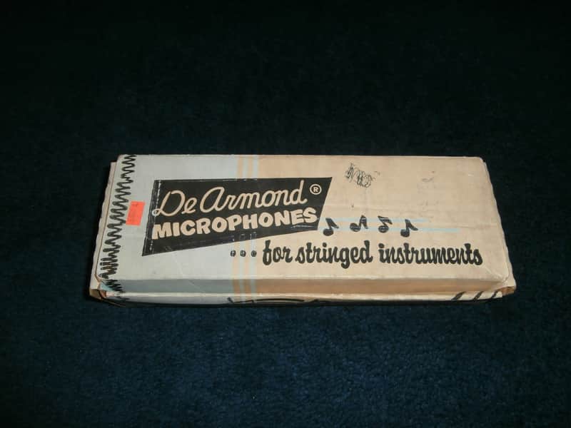 Vintage Late 1950's DeArmond 3000 Microphone Guitar Pickup in Box! image 1