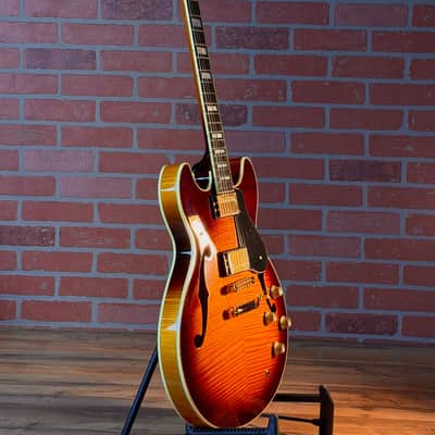 Yamaha SA2200 Violin Semi-Hollow Electric Guitar - Violin Sunburst image 12