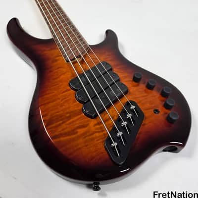 Dingwall Combustion C3 5-String Vintage Burst w/ Pau Ferro Fingerboard 9.38lbs 19474B B-Stock image 5