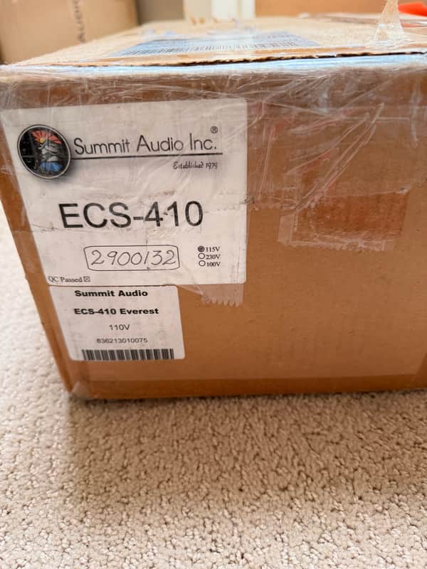 Summit Audio ECS-410 Everest Channel Strip 2010s - Silver image 1