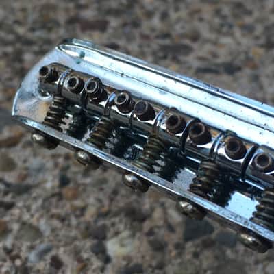 Vintage Fender Reissue Offset Bridge Aged Jaguar Mustang Jazzmaster Guitar Relic! image 2