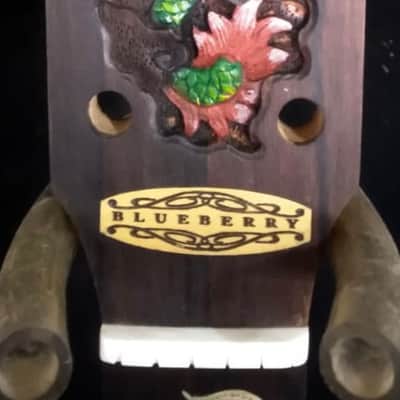 Blueberry Handmade Acoustic Guitar Grand Concert Dragon image 4