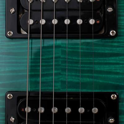 Edwards by ESP E-HR 145 QM See Through Green Seymour Duncan Floyd Rose image 10