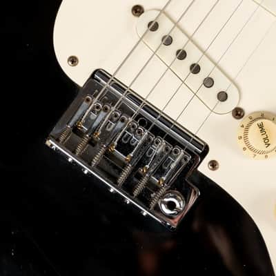 1983 Fender Dan Smith Era 2-Knob Stratocaster RW - Black | USA Fullerton Vintage Rosewood Fretboard Free Flyte Tremolo | CoA OHSC image 17