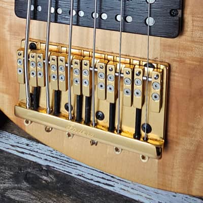 Fodera Anthony Jackson Custom 1990 - Natural image 5