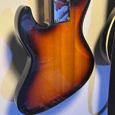 Flight Mini JB Bass – Sunburst – Roasted Maple – Excellent Condition image 10