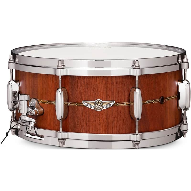 TAMA STAR Stave Walnut Snare Drum Regular 14 x 6 in. Oiled Natural Walnut image 1