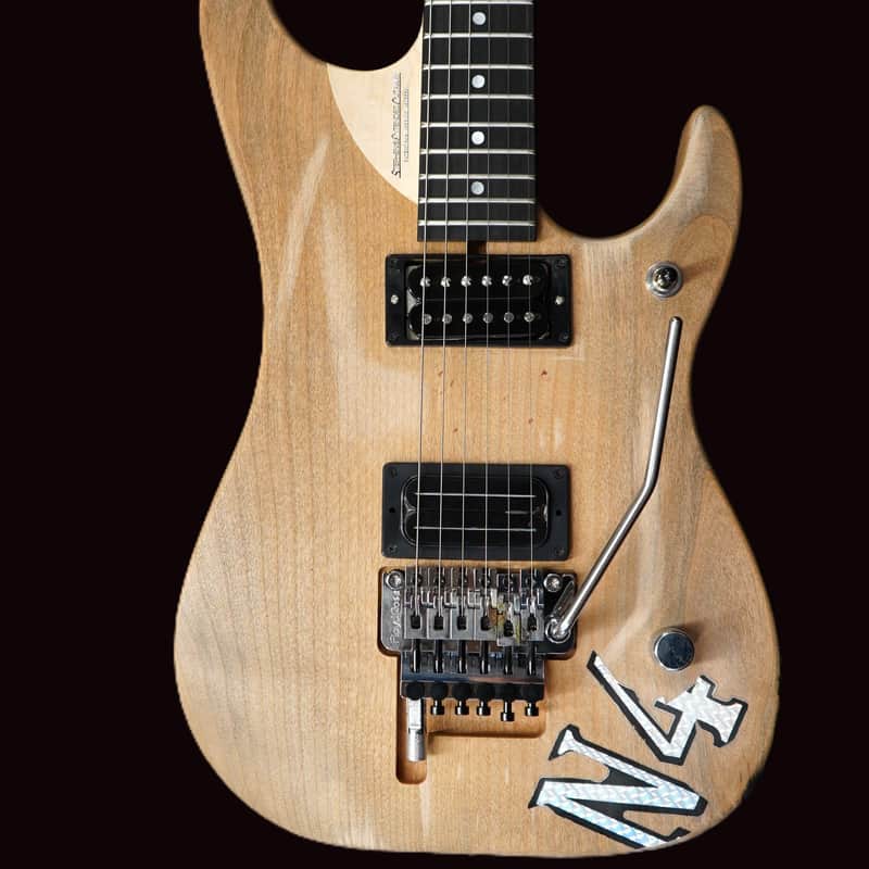 Washburn N4 Nuno Authentic Nuno Bettencort Signature USA Electric Guitar - Distressed Matte w/ Case image 1