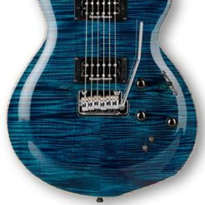 Blue Godin Electric Guitars | Reverb GODIN LGXT Trans Blue Flame