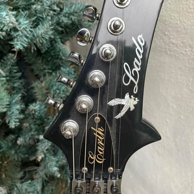 2010s Lado Earth 2002  - Trans Black Flame Maple Top with OHSC image 3