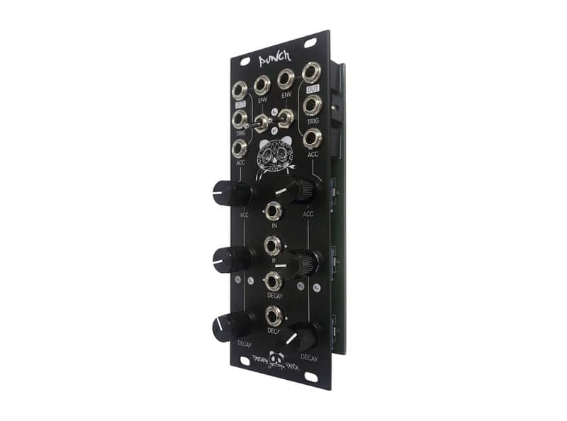 Patching Panda Punch V2 Eurorack Synth Module 2020s - Black image 1