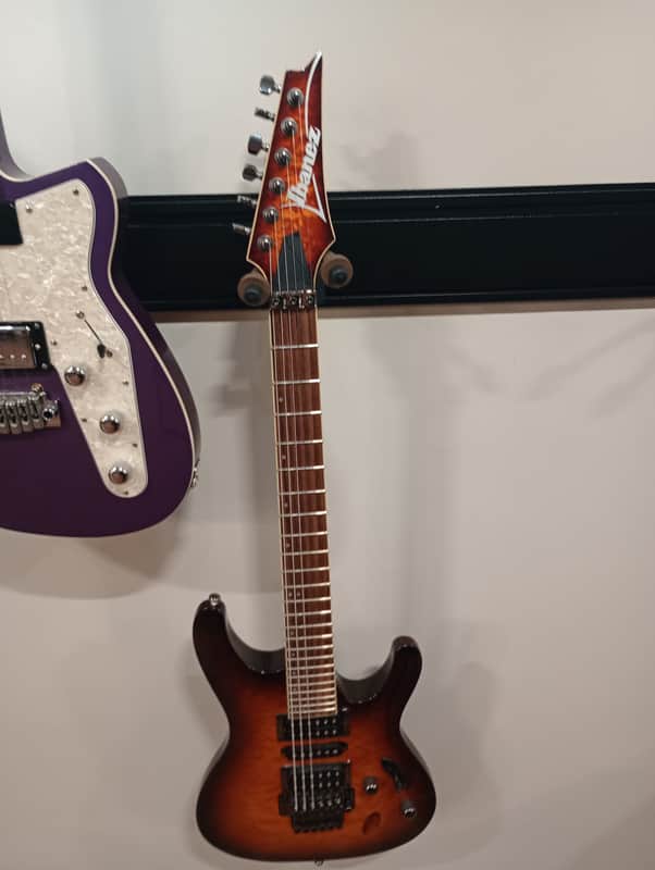 Ibanez S670QM Electric Guitar - Dragon Eye Burst image 1
