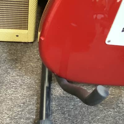 Fender Standard Stratocaster with Vintage Tremolo, Maple Fretboard 1992 - Crimson Red Metallic image 4
