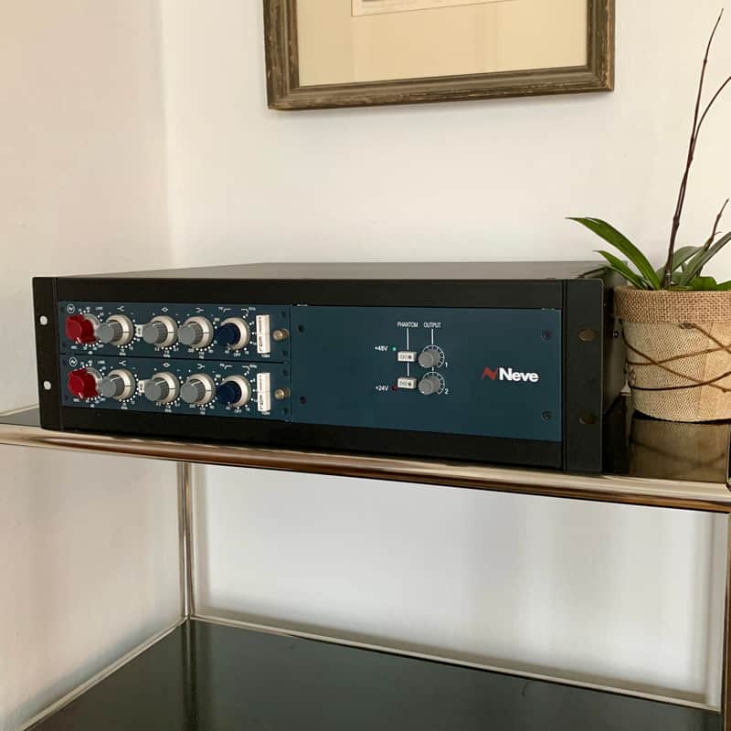 AMS Neve 3U Horizontal 2-Slot 1073 / 1084 Rack (Loaded with 1084 Stereo Pair) image 1