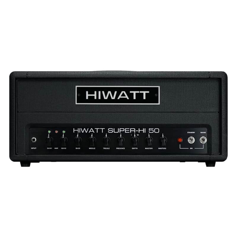 Hiwatt SUPER-HI 50 Guitar Amplifier Head *USA Small Business* image 1